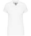 KB255 K255 Kariban Ladies Short Sleeve Piqué Polo Shirt White colour image